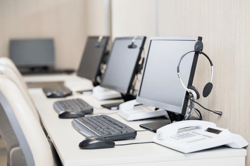 computers with headsets