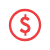dollar sign icon