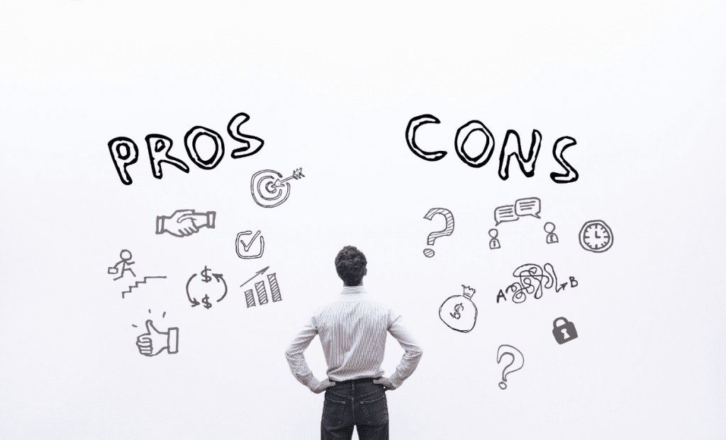 pros vs cons chart