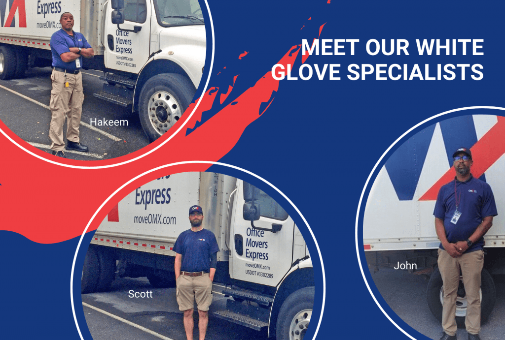 photo of white glove team members